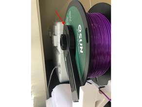 ender 3 5 spool align support creality filament guide holder 3d print model - Mito3D
