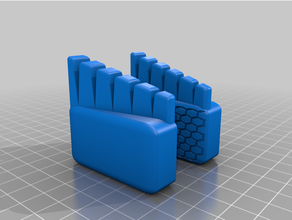 Panavise vicio abrazadera almohadillas soldar dedos 3d print model - Mito3D
