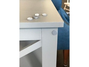 meubles trou prise courant Oxford table 3d print model - Mito3D