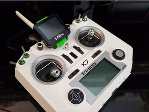 fpv izlemek monitör binmek Taranis x7 destek kamera dvr Ethix getfpv Kulp motorlu pirodron Quadcopter qx7 yarış tbs takım siyah koyun 3d print model - Mito3D