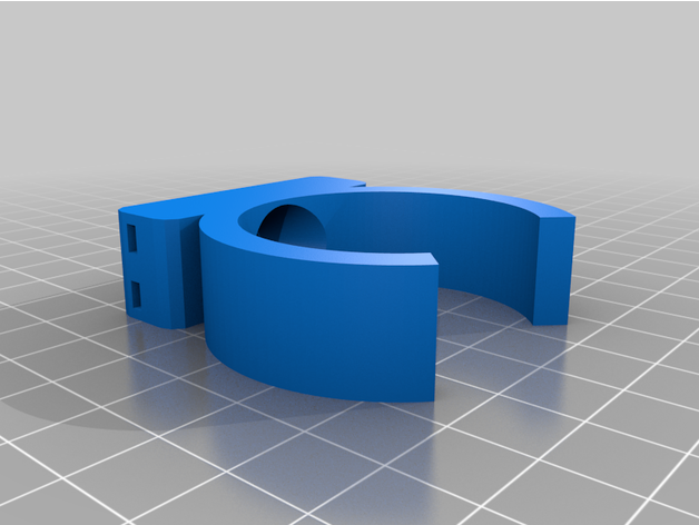 trail gator clip pipe customized 3D print model - Mito3D