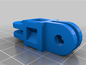 gopro rollcage estensione ruotato 30mm personalizzato 3d print model - Mito3D