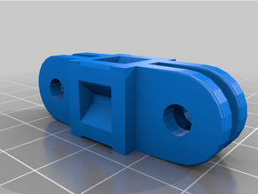 gopro rollcage extension 30mm customized 3d print model - Mito3D