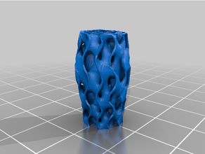 Gyroid Vase zellular füllen 3d print model - Mito3D