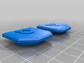 sicaran serbatoio sponson inserti blu oltremare 3d print model - Mito3D