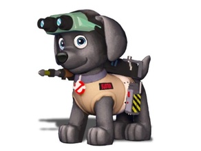paw patrol - buster ghostbusters mashup cartoon real 3d print model - Mito3D