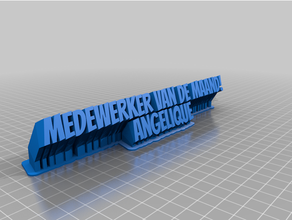 colaborador camioneta mes personalizado 3d print model - Mito3D