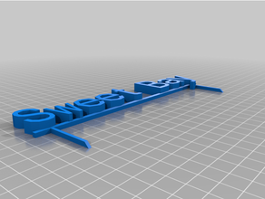 dolce baia personalizzato 3d print model - Mito3D