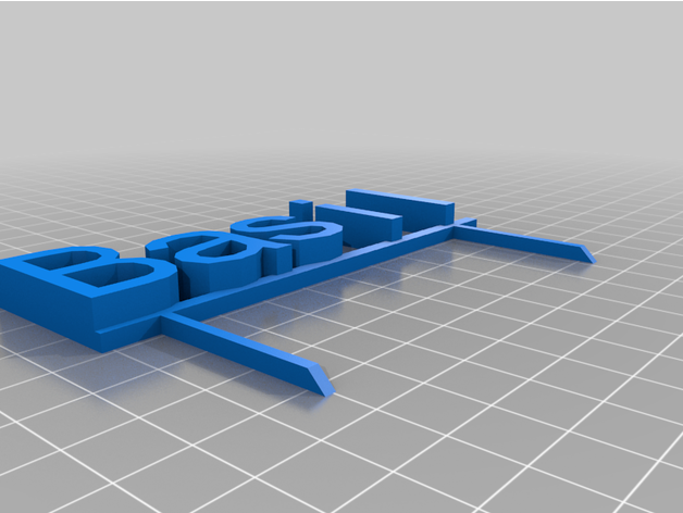 albahaca personalizado 3D print model - Mito3D