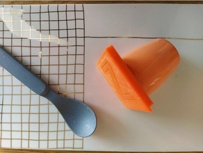 kubbe küçük Suisse örtmek kılıf peynir yahourt 3d print model - Mito3D