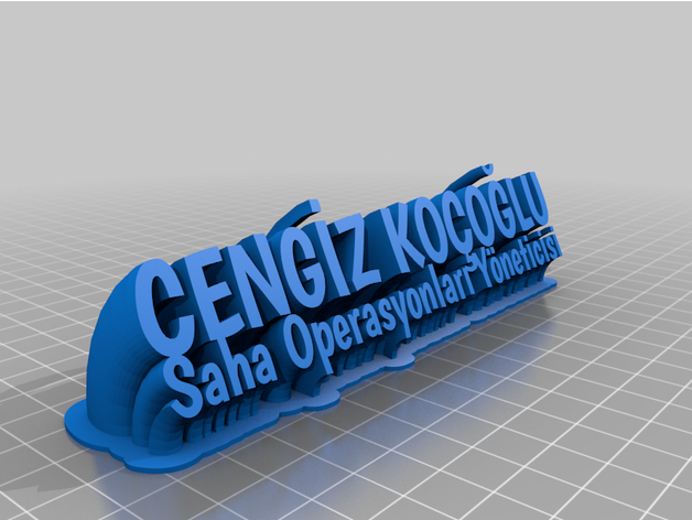 cengiz bey customized 3D print model - Mito3D