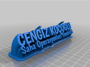 genghis bey personalizado 3d print model - Mito3D