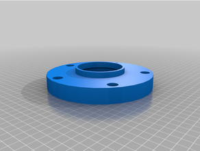 5x130 20mm wheel spacer customized 3d print model - Mito3D