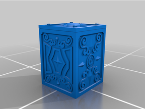 Santo seiya fenix divina caja 3d print model - Mito3D