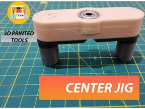 centro tassellatura jig 5mm 3d print model - Mito3D