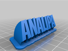 analpa customized 3d print model - Mito3D