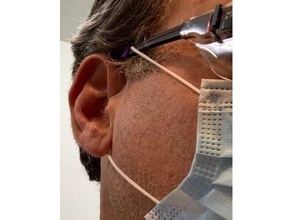 maschera allegare bicchieri covid 19 covid19 covidmask orecchio risparmiatore sollievo tensione 3d print model - Mito3D