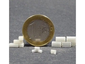 briques brique diorama miniatures échelle 3d print model - Mito3D