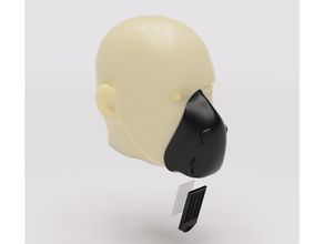 covid 19 confortável mascarar padrão hepa cpap filtro covid19 máscara covidinha 3d print model - Mito3D