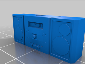 Pflege Stereo Caringstereo Center Roue Elektronik Musik Musikzentrum 3d print model - Mito3D