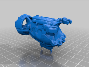 scan dump croc boxer frog raptor raptorial squig 3d print model - Mito3D