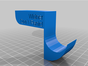 customized handset's hook monitor's corner motivation text customization enabled 3d print model - Mito3D