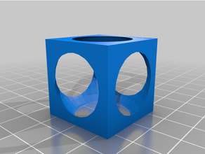 gold coin cube fun 3d print model - Mito3D