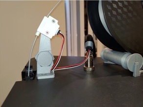 Filament Sensor montieren abstimmbar Winkel flsun Universal Detektor leerlaufen sens qq qqs 3d print model - Mito3D