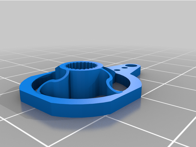 traxxas servo ahorrador 110 revo ladrón ganado barra oblicua estampida 3D print model - Mito3D