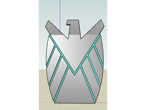 bouclier logo hiver soldat capitaine Amérique knick knack merveille mcu pseudo fureur sculpture Steve Rogers 3d print model - Mito3D