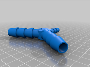 personalizado tubo mangueira conector gerador 3d print model - Mito3D