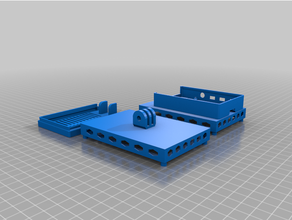 Freenova hexapod gopro pi4 cobrir bainha monte beta 3d print model - Mito3D