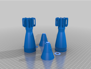 m2 60mm argamassa PVC canhão tubo 3d print model - Mito3D