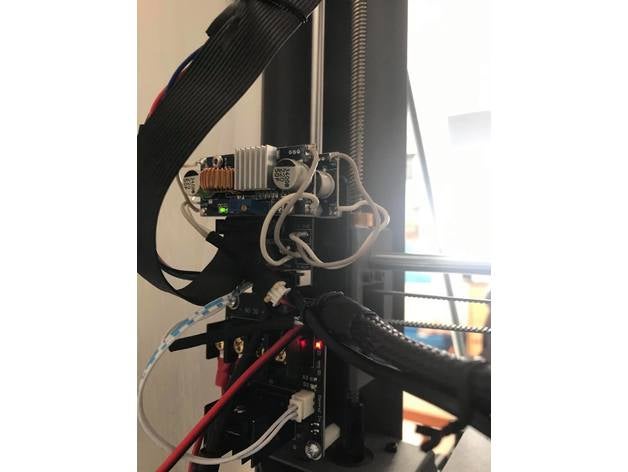 Wanhao çoğaltıcı i3 koza oluşturmak dokunma Mosfet ekstrüder taşıma pcb eksen montaj dirsek Kulp destek binmek 3D print model - Mito3D