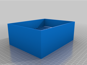 customized parametric container rack 3d print model - Mito3D