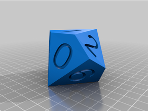 matemática dados 3d print model - Mito3D