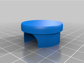 customized parametric tube cap 3d print model - Mito3D