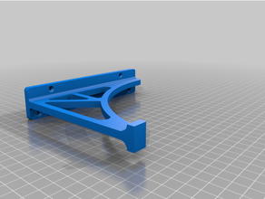 standing shelf brackets 3d print model - Mito3D