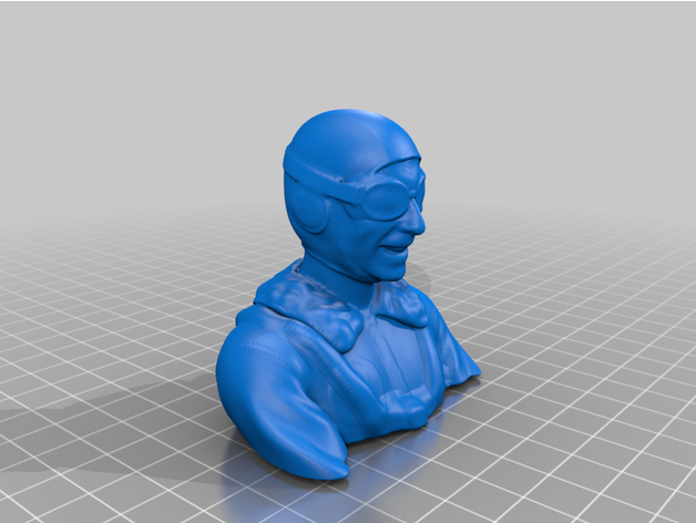 estilo '20 piloto figura galax açao biplano estatueta rc ww1 3D print model - Mito3D