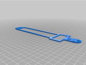 neck strap mount brace frsky taranis x-lite xlite pro 3d print model - Mito3D