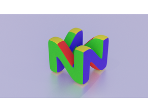 n64 yumuşak logo gnamp dmcg 3d print model - Mito3D