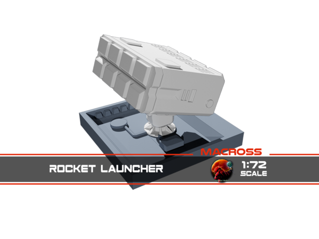 macross fusée lanceur massas massasiorder robotech Empire lance roquettes 3D print model - Mito3D