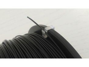 filamento bobina clip 175mm titolare supporto 3d print model - Mito3D