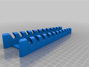 11 stubby spanner rack customized 3d print model - Mito3D