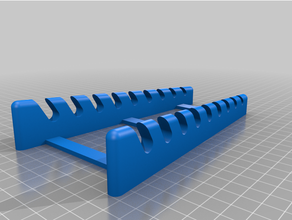 9 spanner rack customized 3d print model - Mito3D