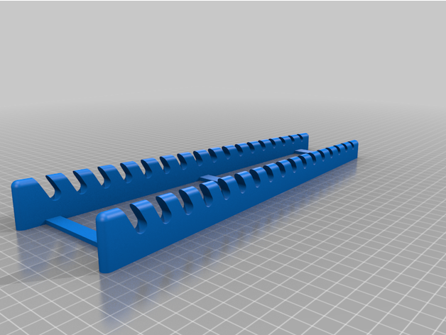 17 spanner rack customized 3D print model - Mito3D