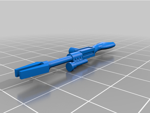 mandalorian lego compatible amban sniper rifle mando 3d print model - Mito3D