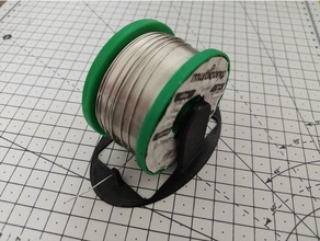 apoyo flujo estaño dirigir rodar electrónica soldadura ayuda cable soporte 3d print model - Mito3D