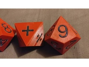 math dice v2 3d print model - Mito3D
