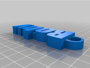 portachiavi roby 3d print model - Mito3D